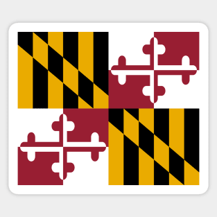 Maryland flag Sticker